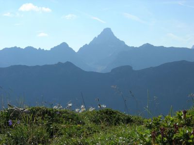Ausblick<br />
zum Hochvogel